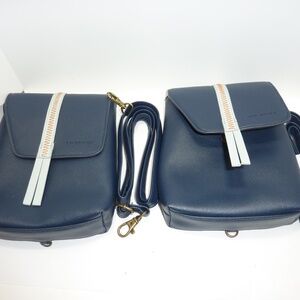 Raven Lily American Airlines Flagship Business Leather Clutch Bag Small Lot of 2